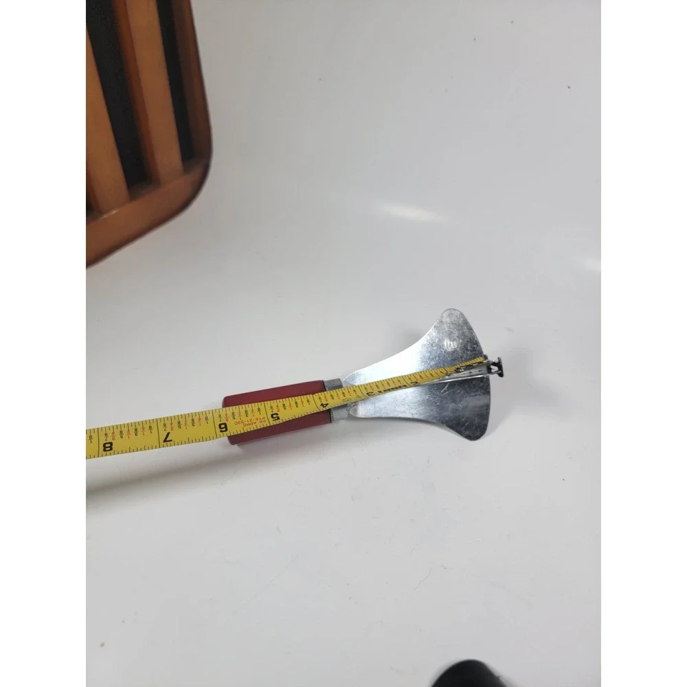Vintage Corona Hand Chopper Red Bakelite Handle Mid Century Kitchen Gadget USA